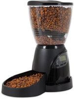 Aspen Pet Lebistro Programmable Cat and Canine Feeder 2 Sizes Black