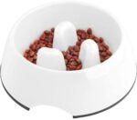 Super Design Anti-Gulping Dog Bowl Slow Feeder, Interactive Bloat Stop Pet Bowl for Fast Eaters