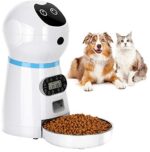 TTPet Automated Cat Feeder, Timed Canine Meals Dispenser, 3.5L Capability, Stainless Metal Bowl, Portion Management, Voice Recording, Timer Programmable as much as 4 Meals a Day