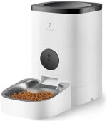 PETLIBRO Automated Cat Feeder, 2.4G WiFi Enabled Good Meals Dispenser with Stainless Metal Meals Bowl for Dry Meals, APP Management and As much as 10 Meals Per Day 10s Voice Recorder