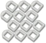 12 Foam Pre-Filters for Drinkwell Stainless Metal 360, Lotus, Avalon, Pagoda Water Bowl (White)