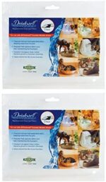 PetSafe Drinkwell Substitute Twin Cell Carbon Filters for PetSafe Canine and Cat Water Fountains, Contemporary Filtered Water, Accessible in 3-Pack – PAC00-13067, 6-Pack, 9-Pack, 12-Pack